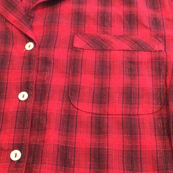 💕Victorias’ Secret flannel long sleeved shirt size medium - Picture 4 of 9